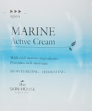 Парфумерія, косметика Зволожувальний крем з керамідами - The Skin House Marine Active Cream (пробник)
