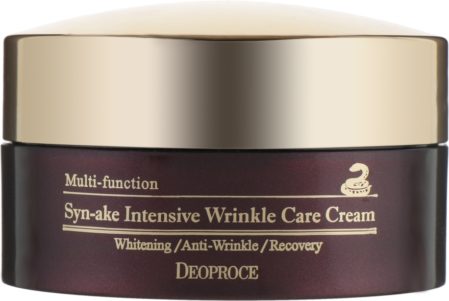 Крем для лица со змеиным ядом - Deoproce Syn-Ake Intensive Wrinkle Care Cream — фото N3