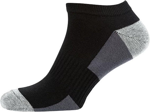 Шкарпетки чоловічі короткі "Спорт" RT1321-069, чорні - Modna Zona — фото N1