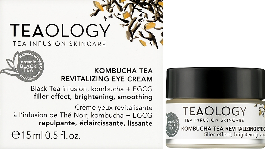 Відновлювальний крем для шкіри навколо очей - Teaology Kombucha Tea Revitalizing Eye Cream — фото N2