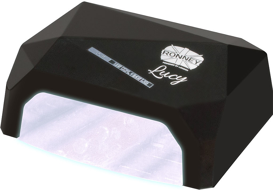 Лампа CCFL+LED, черная - Ronney Profesional Lucy CCFL + LED 38W (GY-LCL-021) Lamp — фото N2