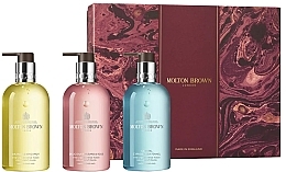 Molton Brown Floral & Aromatic Hand Care Collection - Набор (h/soap/3x300ml) — фото N1