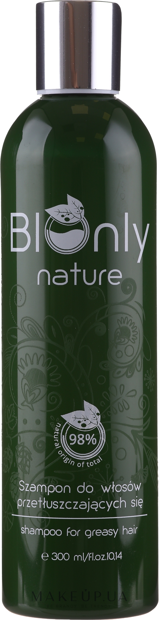 Шампунь для жирного волосся - BIOnly Nature Shampoo For Greasy Hair — фото 300ml