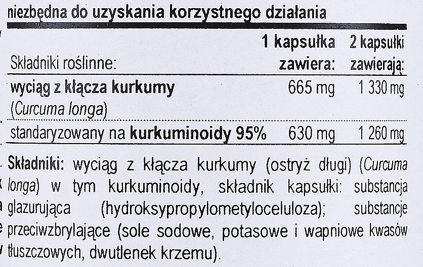 Натуральна добавка Куркумін, 60 капсул - Now Foods Curcumin — фото N3