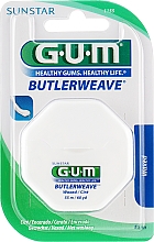 Зубная нить, вощеная, 55 м - Sunstar Gum Butlerweave Mint Waxed — фото N1