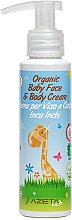 Органический детский крем для лица и тела - Azeta Bio Organic Baby Face & Body Cream — фото N2