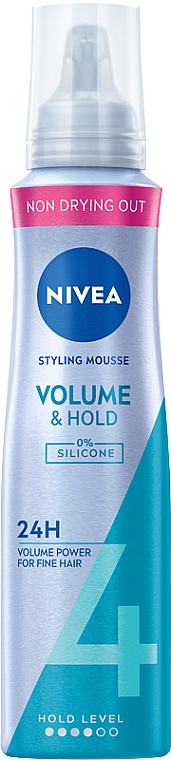 Мусс для волос «Эффектный объем» с защитой кератина - NIVEA Hair Care Volume Sensation Styling Mousse — фото N2