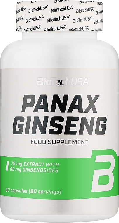 Пищевая добавка "Витамины и минералы" - BioTechUSA Panax Ginseng — фото N1