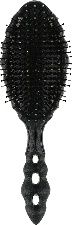 Щётка для просушки волос, черная - Y.S.Park Professional Az34 Luster Aerozaurus Paddle Brush Black — фото N1