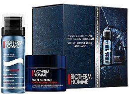 Парфумерія, косметика Набір - Biotherm Homme Force Supreme (cr/50 ml + shaving/foam/50 ml)