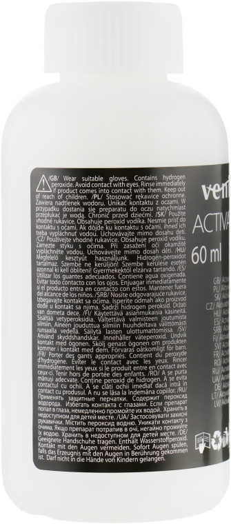 Активатор освітлювача для волосся - Venita Platinum Lightener 12% Activator — фото N2