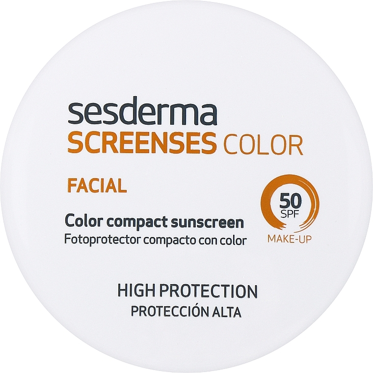 Сонцезахисний тональний крем, коричневий - SesDerma Laboratories Screen Ses Compact SPF 50 Brown — фото N1
