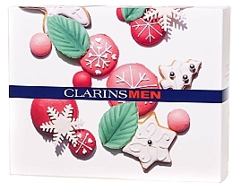 Духи, Парфюмерия, косметика Набор - Clarins Men (cleancer/125ml + gel/50ml + balm/50ml + eye/ser/10ml + bag)