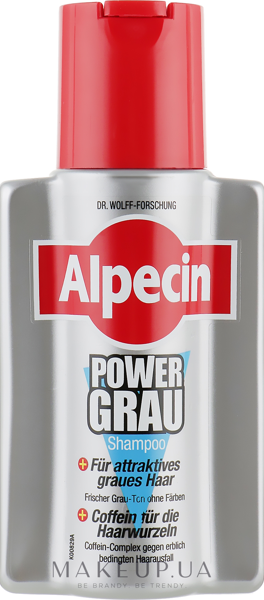 Шампунь для седых волос - Alpecin Power Grau Shampoo  — фото 200ml