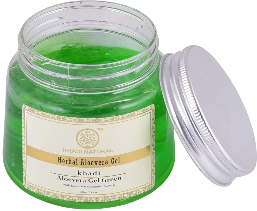 Гель "Алоэ Вера" - Khadi Natural Herbal Aloevera Gel Green — фото N3