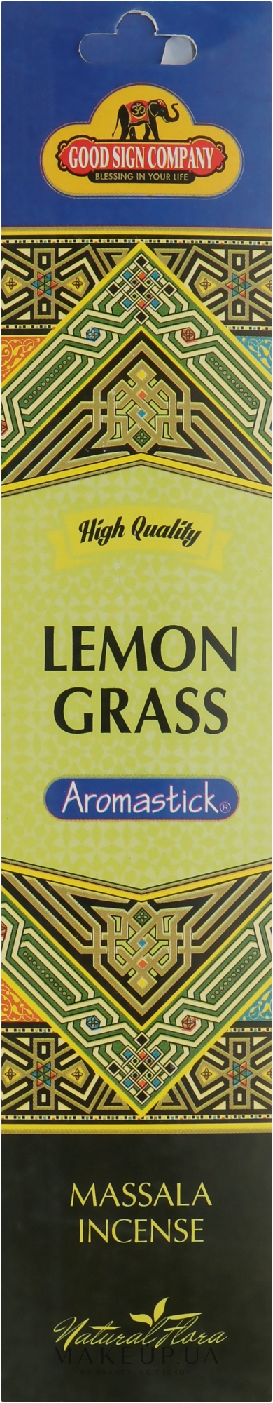 Ароматичні палички "Лемонграс" - Good Sign Company Lemongrass Aromastick — фото 7шт
