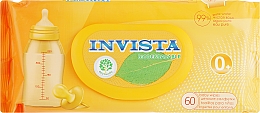 Парфумерія, косметика Дитячі вологі серветки, 60 шт - Invista Products For Baby Biodegradable