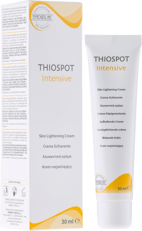 Крем для лица против пигментных пятен - Synchroline Thiospot Intensive Cream — фото N1