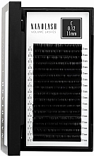 Накладные ресницы C, 0.12 (11 мм) - Nanolash Volume Lashes — фото N1