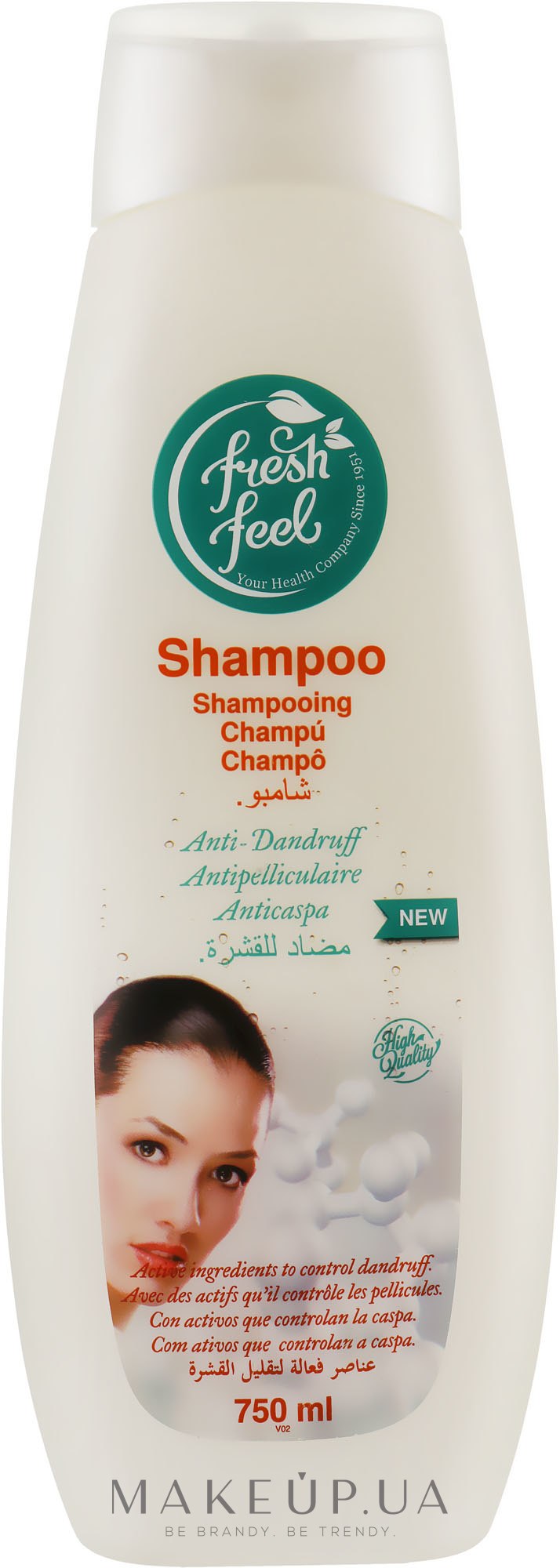 Шампунь против перхоти - Fresh Feel Anti-Dandruff Shampoo — фото 750ml