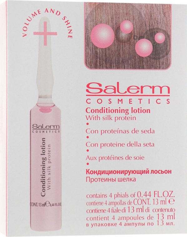 Интенсивный лосьон с протеинами шелка - Salerm Conditioning Lotion Silk Protein