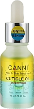 Масло для кутикулы двухфазное "Груша-Ваниль" - Canni Cuticle Oil Premium — фото N2
