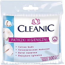 Ватні палички у поліетиленовому упакуванні - Cleanic Face Care Cotton Buds — фото N1