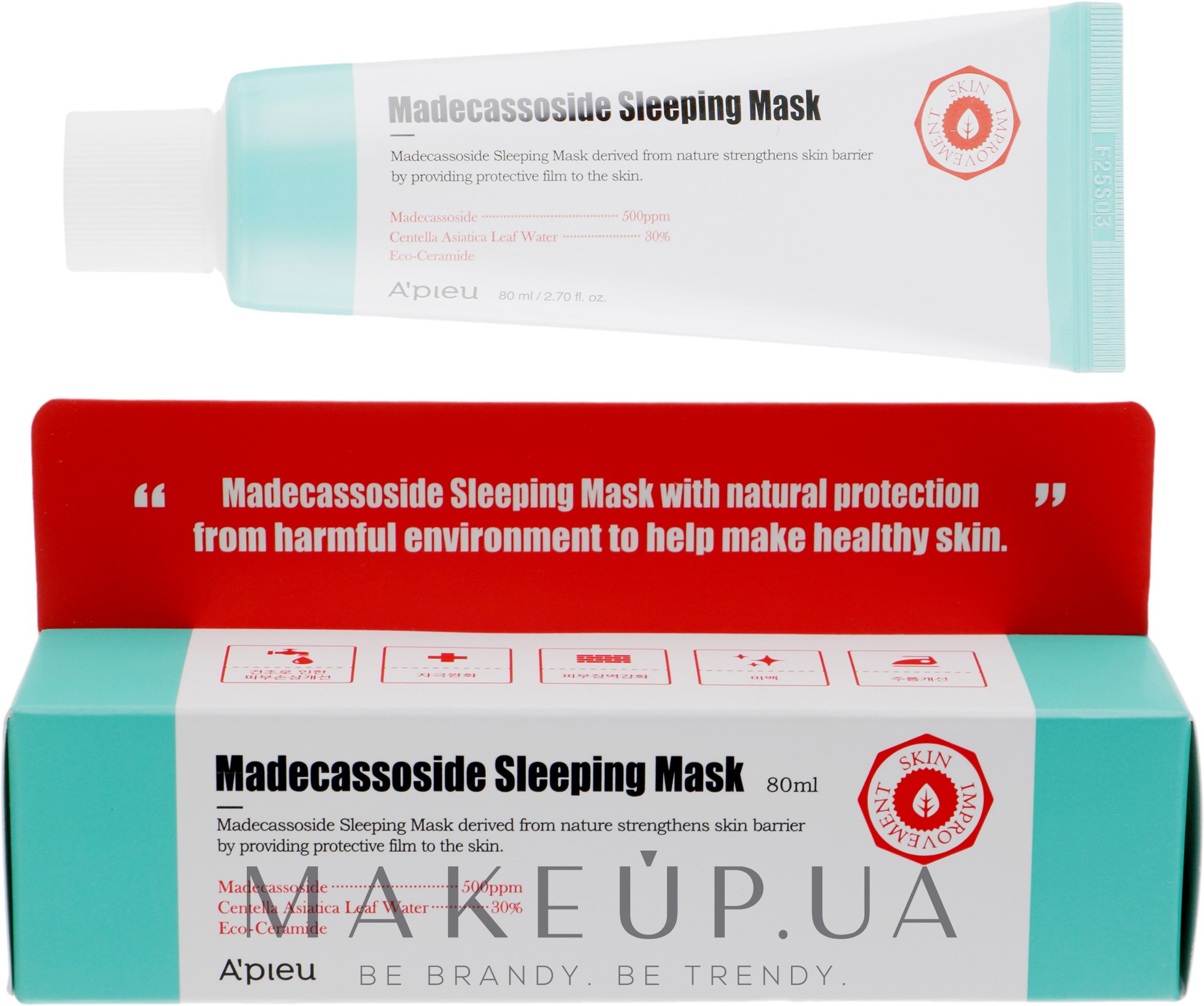 Ночная маска для лица - A'pieu Madecassoside Sleeping Mask — фото 80ml
