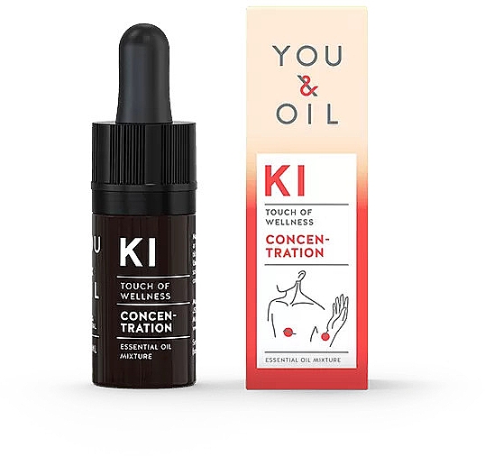 Смесь эфирных масел - You & Oil KI-Concentration Touch Of Welness Essential Oil — фото N1