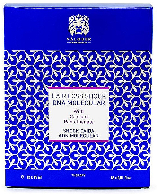 Лосьон для волос - Valquer Shock Hair Loss Molecular Dna — фото N1