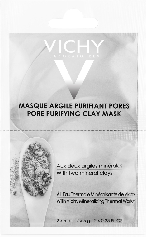 Мінеральна маска з глиною, що очищує пори шкіри обличчя - Vichy Mineral Pore Purifying Clay Mask