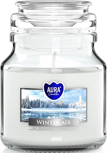 Ароматична свічка в банці "Зимове повітря" - Bispol Scented Candle Winter Air — фото N1