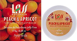 Духи, Парфюмерия, косметика Бальзам для губ "Абрикос и персик" - Lass Naturals Peach & Apricot Shea Butter Lip Balm