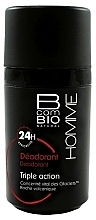 Роликовый дезодорант - BcomBIO Homme Deodorant 48h Triple Action — фото N2