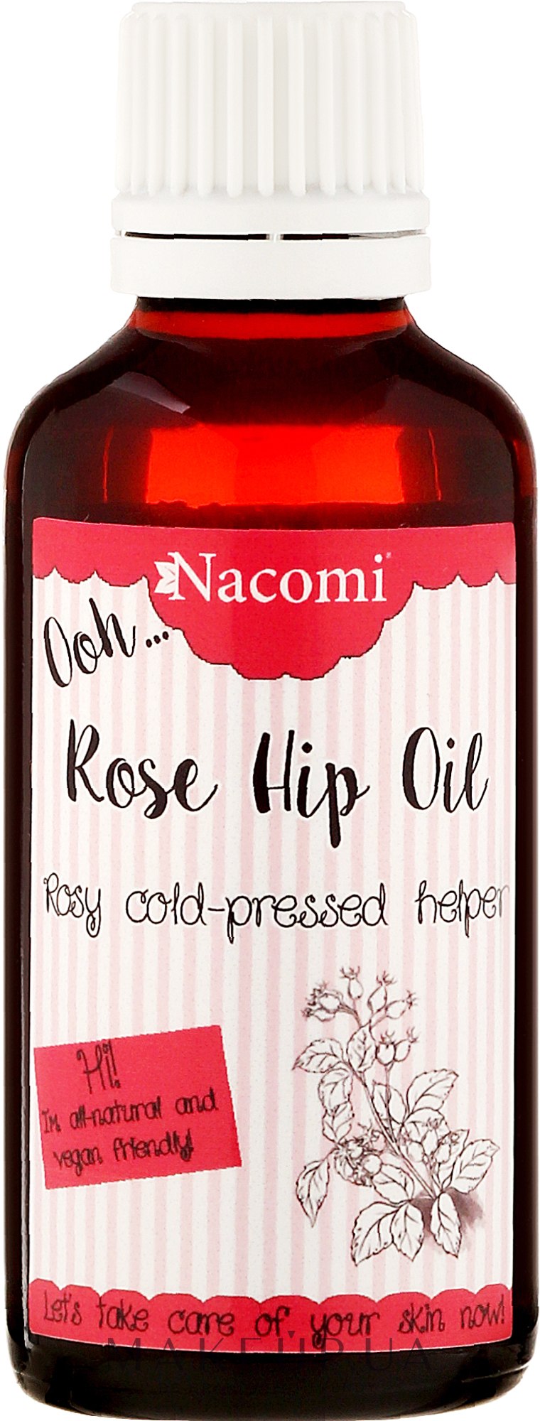 Олія з пелюсток троянди - Nacomi Ooh Rose Hip Oil — фото 50ml