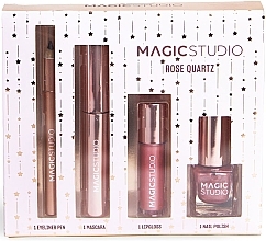 Духи, Парфюмерия, косметика Набор для макияжа, 4 продукта - Magic Studio Rose Quartz