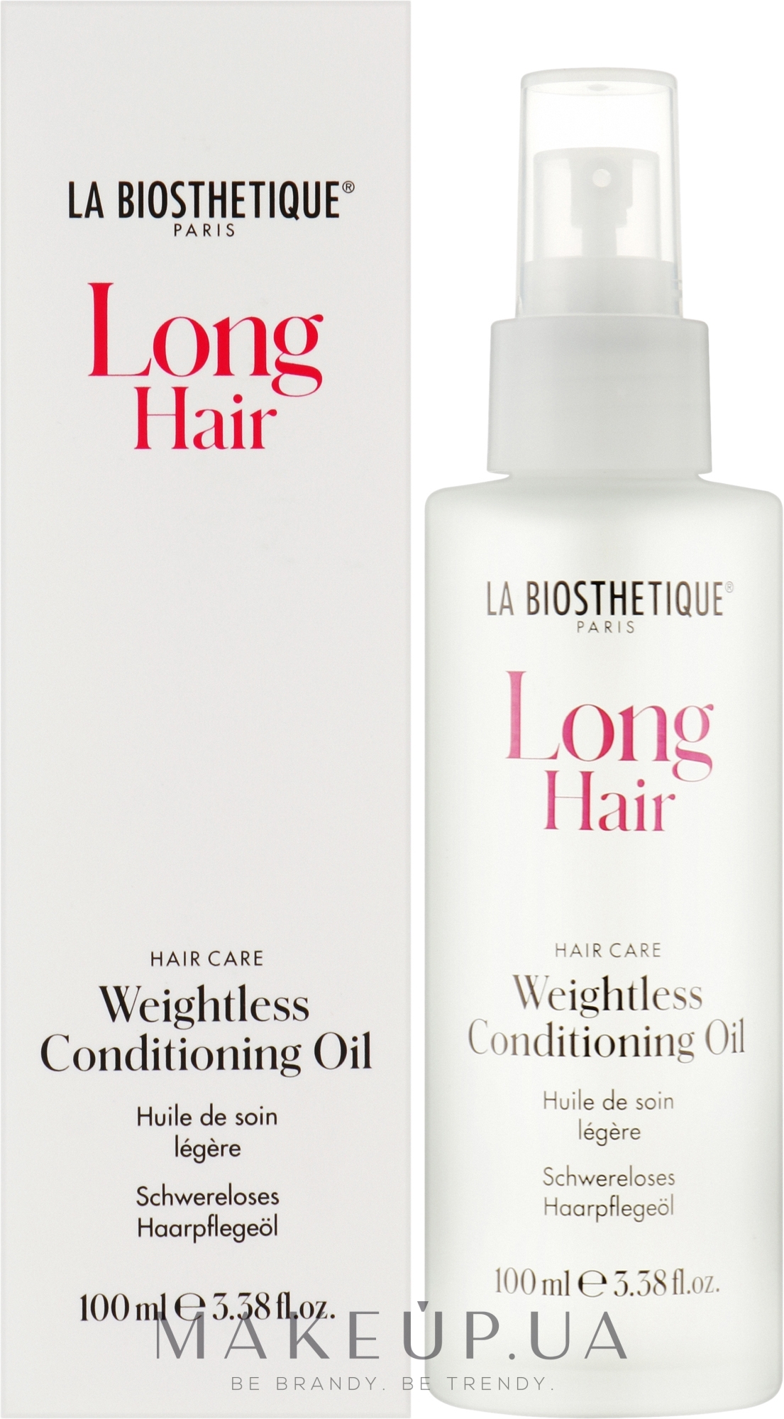 Невесомое кондиционирующее масло для волос - La Biosthetique Long Hair Weightless Conditioning Oil — фото 100ml
