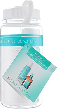 Подарочный набор для светлых и тонких волос - MoroccanOil Gym Refresh Kit (dry/shm/65ml + oil/25ml + bottle) — фото N1