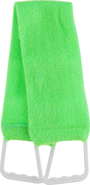 Лазнева губка жорстка з ручками, зелена - Varto — фото N1