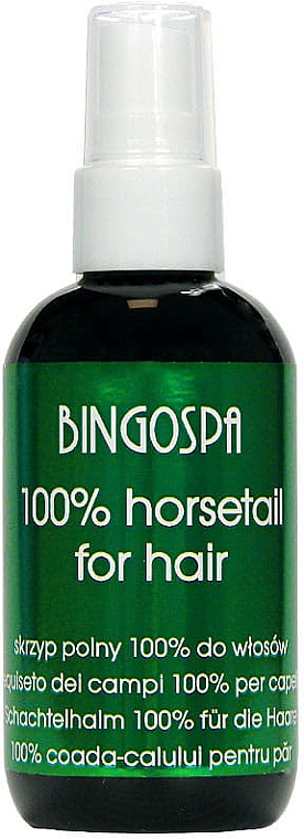 Концентрат для волосся "Хвощ польовий. Сильне волосся" - BingoSpa Horsetail 100% — фото N1