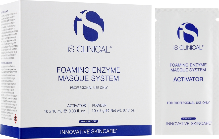 Набор - iS Clinical Foaming Enzyme Masque System (activator/10x10ml + powder/10x5g) — фото N1