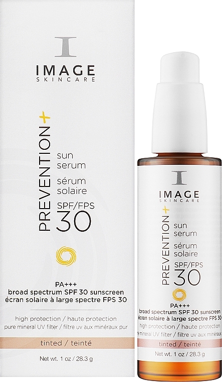 Сонцезахисна сироватка SPF 30 з тоном - Image Skincare Prevention+ Sun Serum Tinted SPF 30 — фото N2