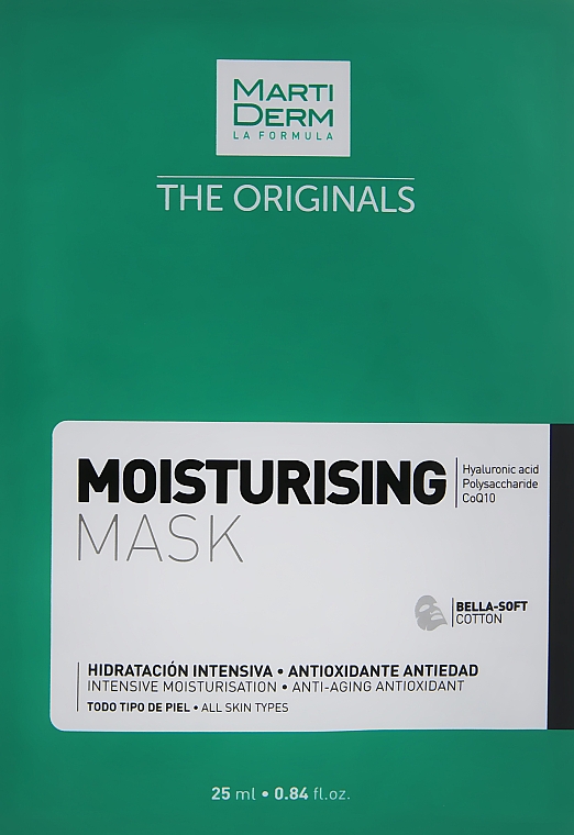 Зволожувальна маска з гіалуроновою кислотою - MartiDerm The Originals Moisturising Mask — фото N3