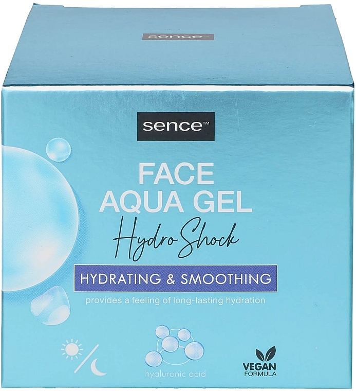 Зволожувальний гель для обличчя - Sence Face Aqua Gel Hydro Shock — фото N2