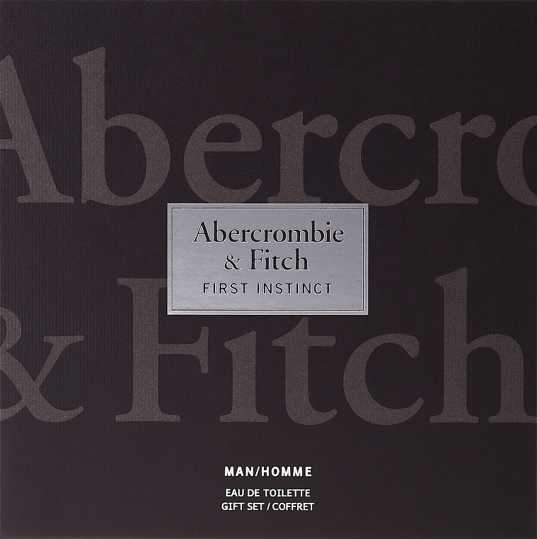 Abercrombie & Fitch First Instinct - Набор (edt/100ml + edt/15ml + sh/gel/200ml) — фото N1