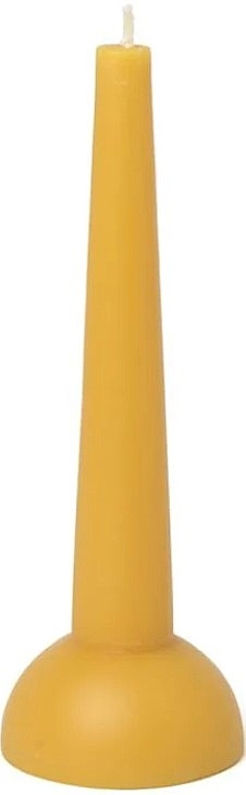 Декоративна свічка, жовта - Paddywax Totem Candle Yellow Kirby — фото N1