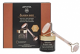 Духи, Парфюмерия, косметика Набор - Apivita Queen Bee Cream Rich Texture (cr/50ml + f/roller/1pcs)