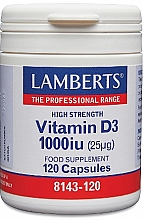 Пищевая добавка "Витамин D3", 25 мг - Lamberts Vitamin D3 1000 IU — фото N1
