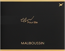 Парфумерія, косметика Mauboussin Elixir Pour Elle - Набір (edp/100ml + b/lot/100ml + sh/gel/100ml + pouch)