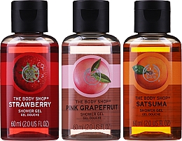 Духи, Парфюмерия, косметика Набор - The Body Shop Foam & Merriment Shower Gel Trio (sh/gel/3x60ml)